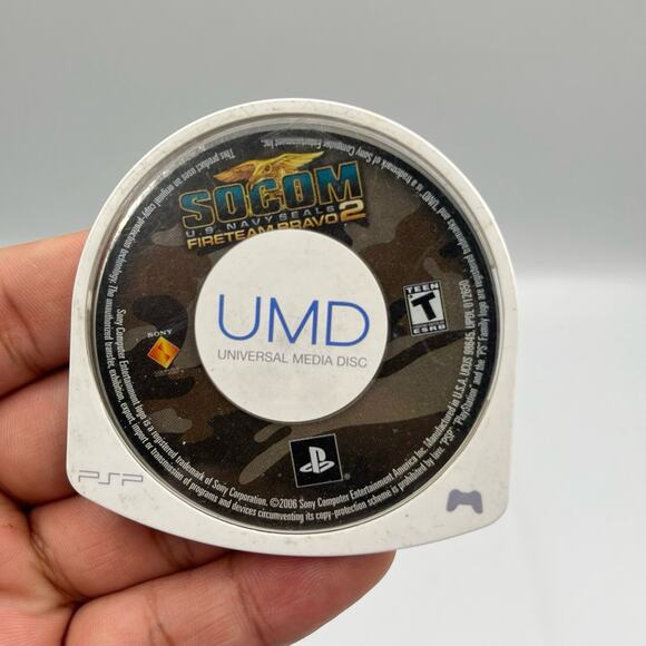 SOCOM: U.S. Navy Seals - Fireteam Bravo 2 (Sony PSP, 2006) Authentic Disc Only - Picture 2 of 5